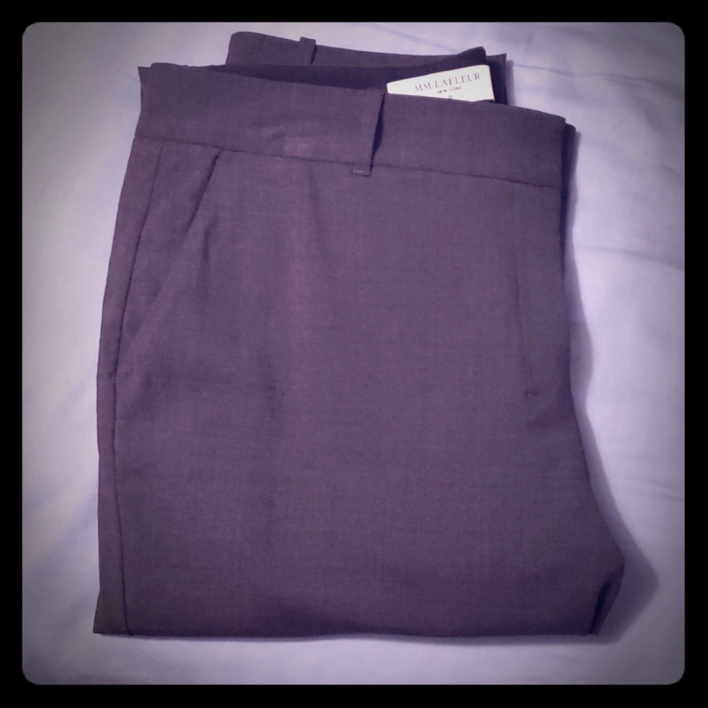 Charcoal gray MM Lafleur Trousers